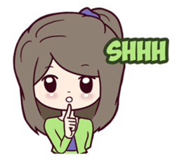 Micah the Wonder Girl sticker #7295202