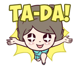 Micah the Wonder Girl sticker #7295203