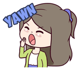 Micah the Wonder Girl sticker #7295207