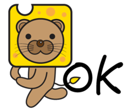 Cheese LEO sticker #7296202