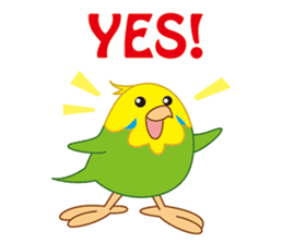 Sweet Budgerigar sticker #7296328