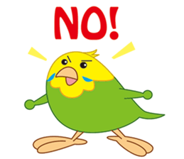Sweet Budgerigar sticker #7296329