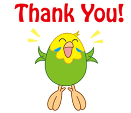 Sweet Budgerigar sticker #7296330