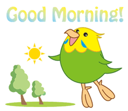 Sweet Budgerigar sticker #7296332