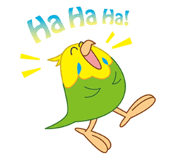 Sweet Budgerigar sticker #7296334