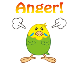 Sweet Budgerigar sticker #7296335