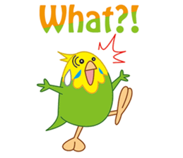 Sweet Budgerigar sticker #7296336