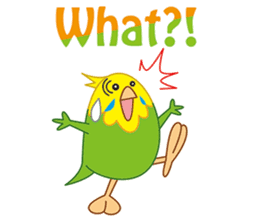 Sweet Budgerigar sticker #7296336