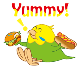 Sweet Budgerigar sticker #7296337