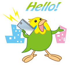 Sweet Budgerigar sticker #7296340