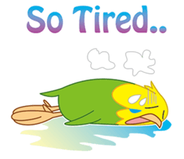 Sweet Budgerigar sticker #7296341