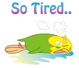 Sweet Budgerigar sticker #7296341