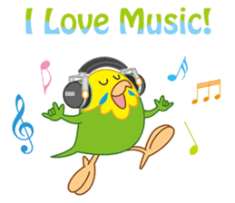 Sweet Budgerigar sticker #7296344