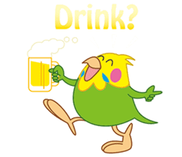 Sweet Budgerigar sticker #7296345