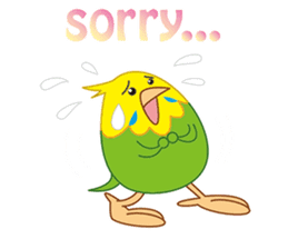 Sweet Budgerigar sticker #7296346