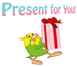 Sweet Budgerigar sticker #7296349