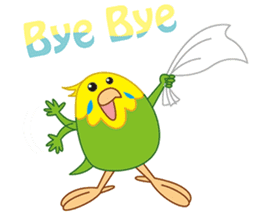 Sweet Budgerigar sticker #7296352