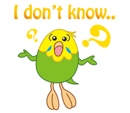 Sweet Budgerigar sticker #7296354