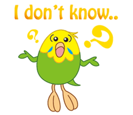 Sweet Budgerigar sticker #7296354