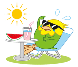 Sweet Budgerigar sticker #7296358