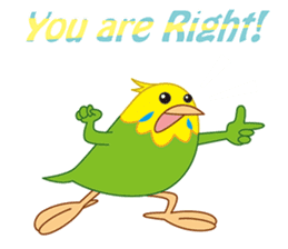 Sweet Budgerigar sticker #7296360