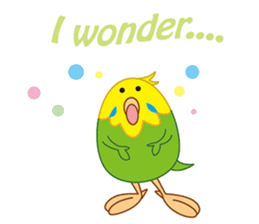 Sweet Budgerigar sticker #7296361