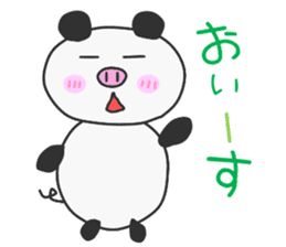 PIG-PANDA sticker #7297008