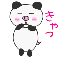 PIG-PANDA sticker #7297021