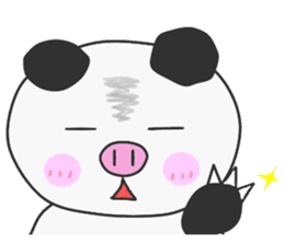 PIG-PANDA sticker #7297038