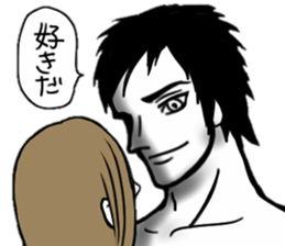 Round person sticker #7298442