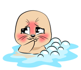 Cute seal's life sticker #7298451