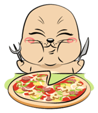 Cute seal's life sticker #7298472