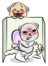 Cute seal's life sticker #7298483