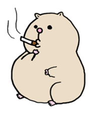 Ham cutlet of the hamster sticker #7298503