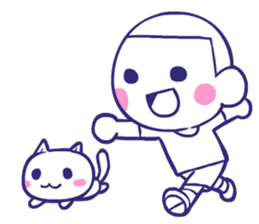 Shining face Bulb Boy2 sticker #7298528