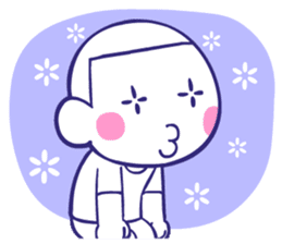 Shining face Bulb Boy2 sticker #7298542