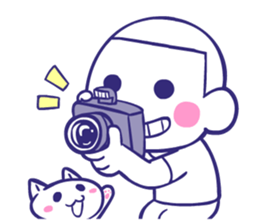 Shining face Bulb Boy2 sticker #7298544