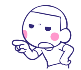 Shining face Bulb Boy2 sticker #7298546