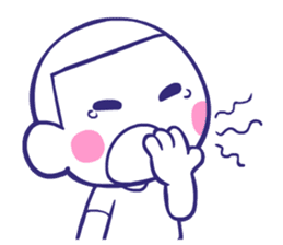 Shining face Bulb Boy2 sticker #7298547