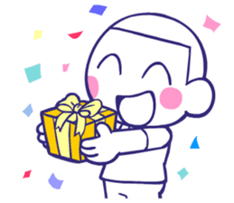 Shining face Bulb Boy2 sticker #7298551