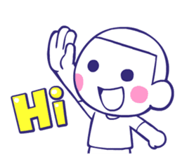 Shining face Bulb Boy2 sticker #7298552