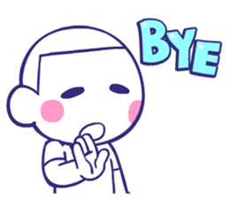 Shining face Bulb Boy2 sticker #7298553