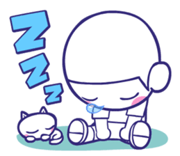 Shining face Bulb Boy2 sticker #7298555