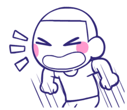 Shining face Bulb Boy2 sticker #7298556