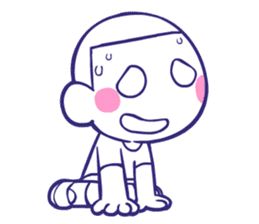 Shining face Bulb Boy2 sticker #7298557