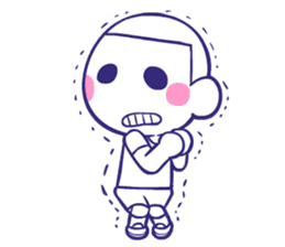 Shining face Bulb Boy2 sticker #7298558