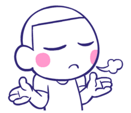 Shining face Bulb Boy2 sticker #7298559