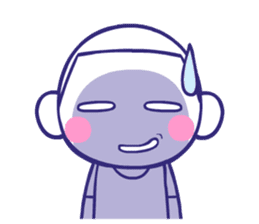 Shining face Bulb Boy2 sticker #7298567