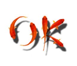 The goldfish which lives in phone! sticker #7298888