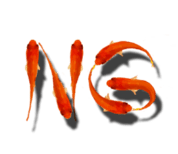 The goldfish which lives in phone! sticker #7298889